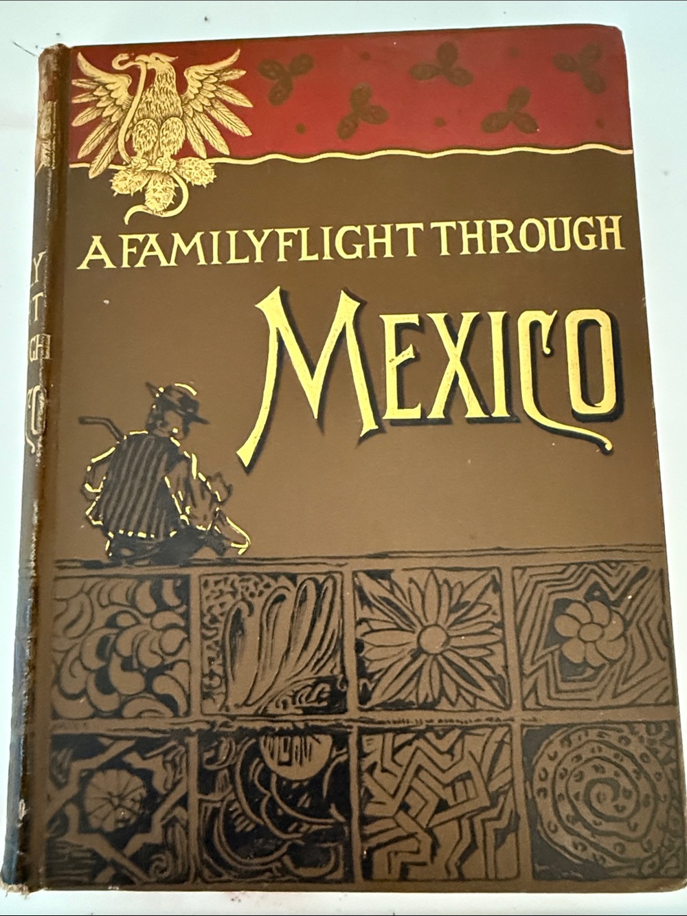 Antique Book “A Family Flight Through Mexico” - 1886